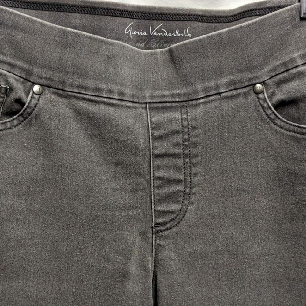 Gloria Vanderbilt Charcoal Jeggings